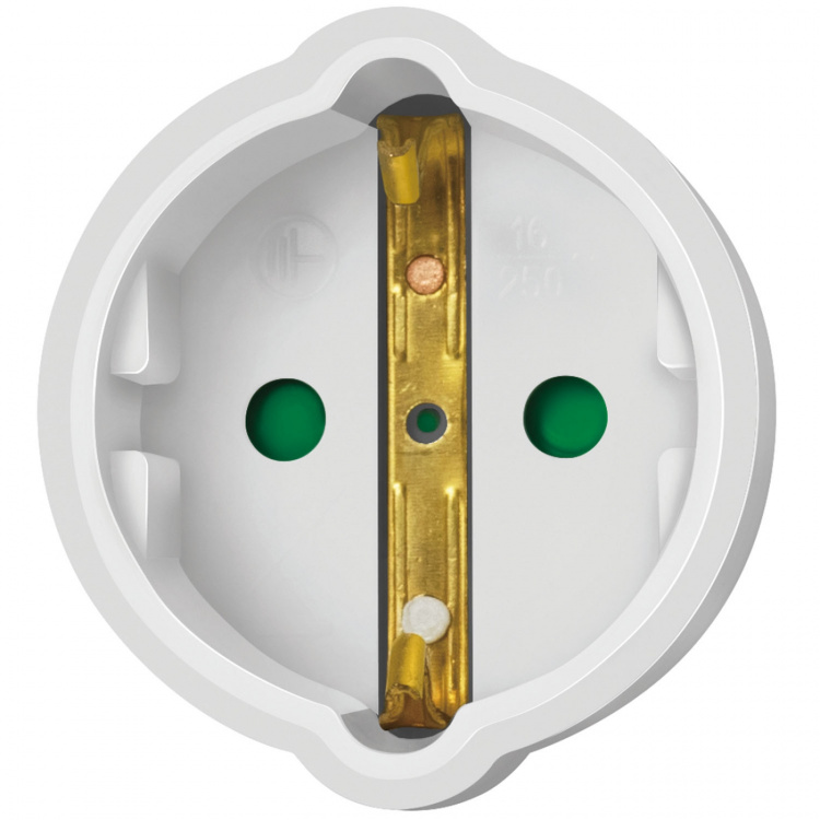 LogiLink Förlängningskabel Jordad Inomhus Vit 2m