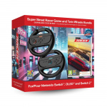 iMP TECH Super Street: Racer Game with Twin Racing Wheels Bundle