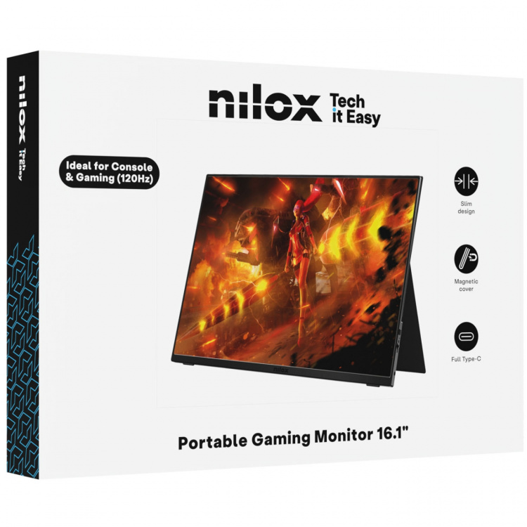 Nilox Bildskärm Portabel Gaming 16,1
