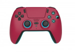Freaks and Geeks Draadloze Bluetooth-controller voor PS5 - LED - Kersenrood