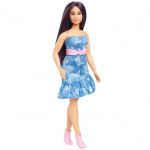 Barbie Fashionista-pop, Denim vlinderjurk (HyT89)