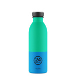 24Bottles Urban Bottle - Wave - Blauw, Groen - 500 ml