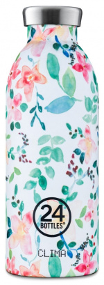 24Bottles Clima - Stone Finish - Little Buds - Multi/Patroon - 500 ml