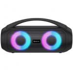 Denver Högtalare Bluetooth 2x20W RMS Ljuseffekter Laddbart batteri BTG-618 Svart