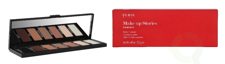 Pupa Milano Pupa Make Up Stories Comp. 7 Multi-Finish Eyeshadow Palette 13.3 g #003 Matt Attitude