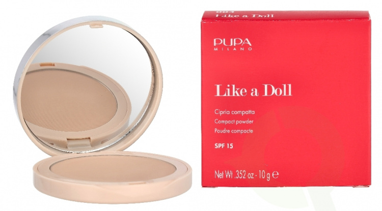 Pupa Milano Pupa Like A Doll Nude Skin Compact Powder SPF15 10 g #04 Warm Beige