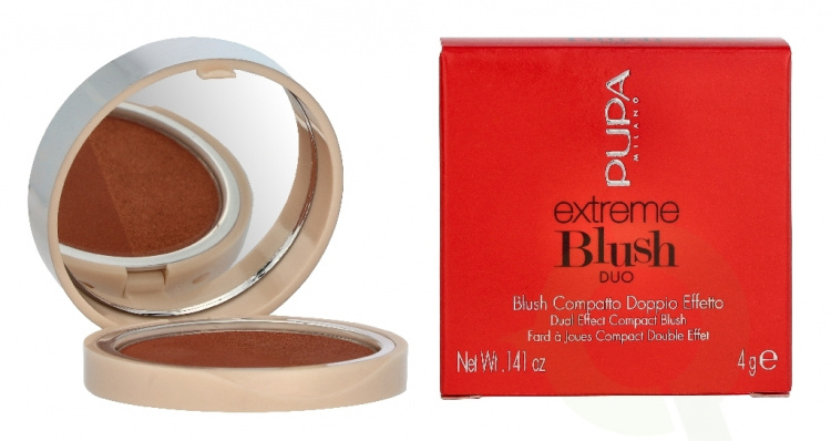 Pupa Milano Pupa Extreme Blush Duo Effect Compact Blush 4 g #120 Radiant Caramel - Glow Spice