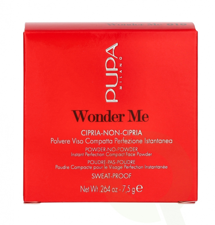 Pupa Milano Pupa Wonder Me Compact Face Powder 7.5 g #010 Ivory