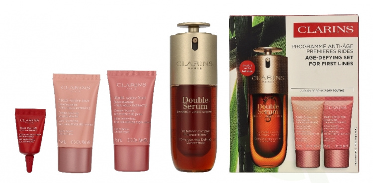 Clarins Age-Defying For First Line Set 83 ml Serum 50ml/Day Cream 15ml/Night Cream 15ml/Eye gel 3ml