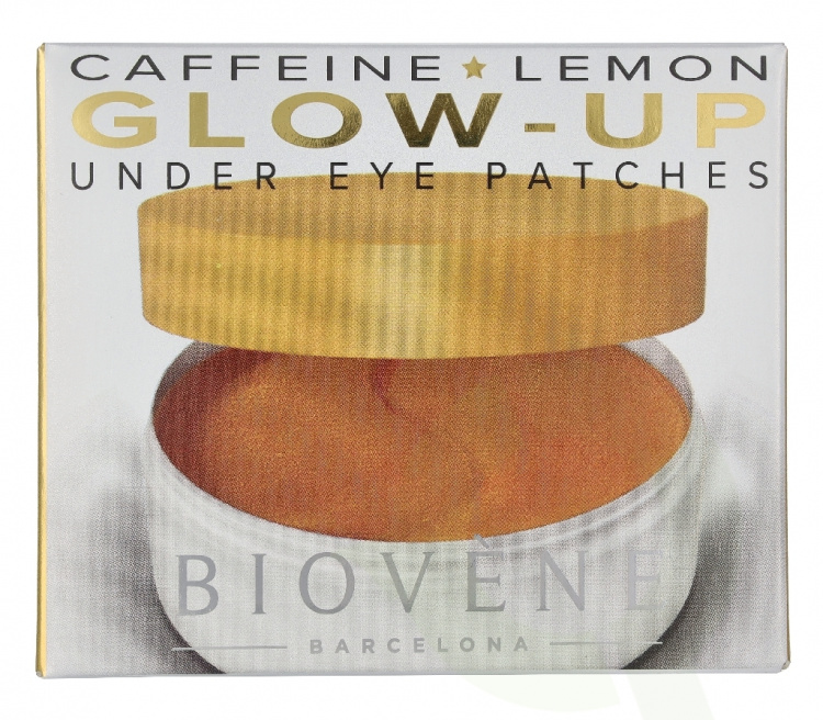Biovene Glow-Up Caffeine Lemon Under Eye Patches 60 piece 60 Patches
