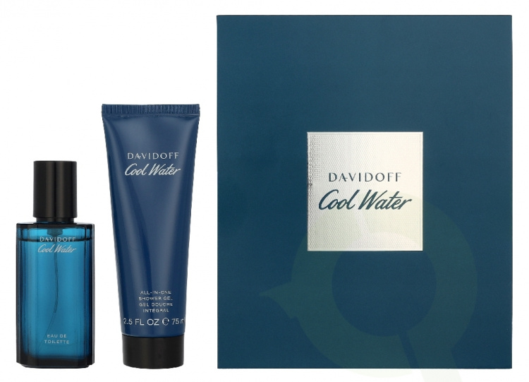 Davidoff Cool Water Man Giftset 115 ml Edt Spray 40ml/Shower Gel 75ml