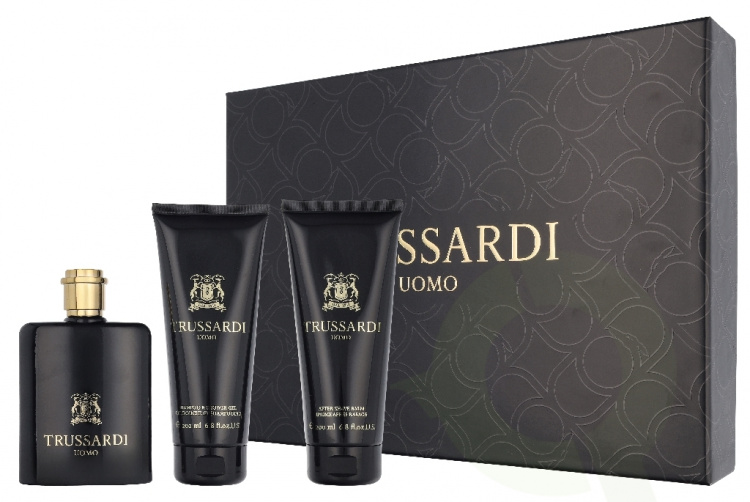 Trussardi Uomo Giftset 500 ml Edp Spray 100ml/Shampooo & Shower Gel 200ml/After Shave Balm 200ml