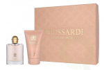 Trussardi Delicate Rose Giftset 150 ml Edt Spray 50ml/Body Lotion 100ml