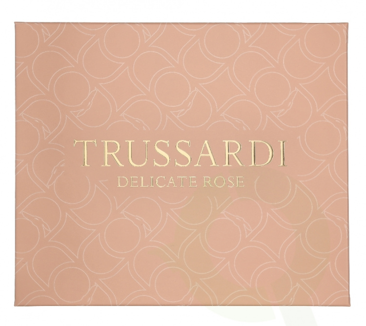 Trussardi Delicate Rose Giftset 150 ml Edt Spray 50ml/Body Lotion 100ml