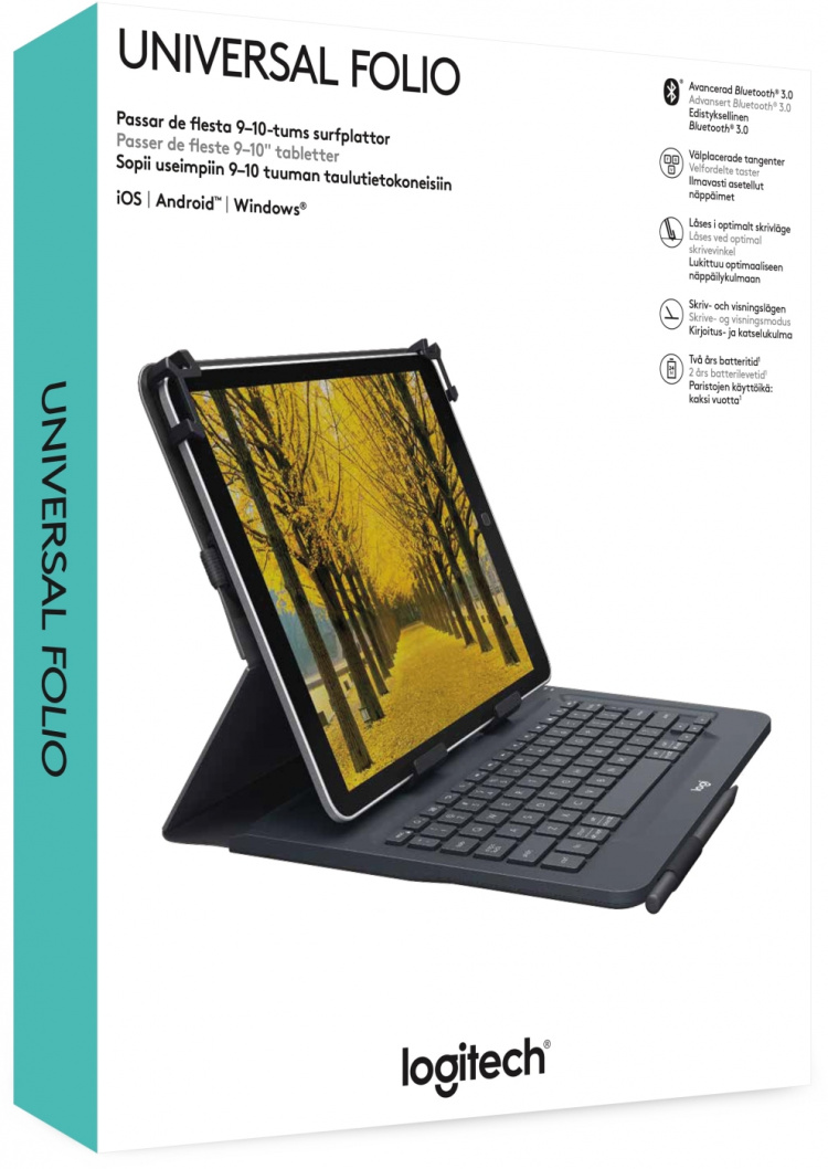 Logitech Universal Folio-toetsenbordhoes