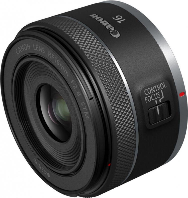 Canon RF 16mm F2.8 STM groothoeklens voor
