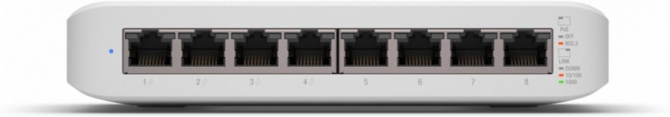 Ubiquiti UniFi USW-LITE-8-POE 8-poorts PoE-switch