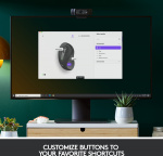 Logitech Signature M650 L LEFT - draadloze muis, zwart