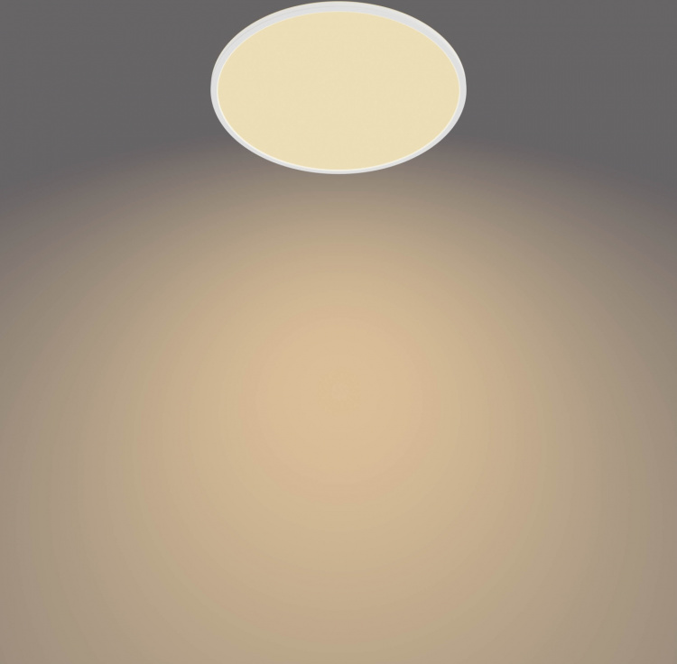Philips Superslim CL550 plafondlamp, rond, wit, 3600 lm, 2700K