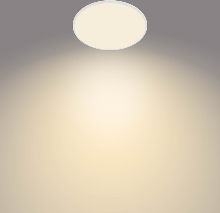 Philips Superslim CL550 plafondlamp, rond, wit, 3600 lm, 2700K