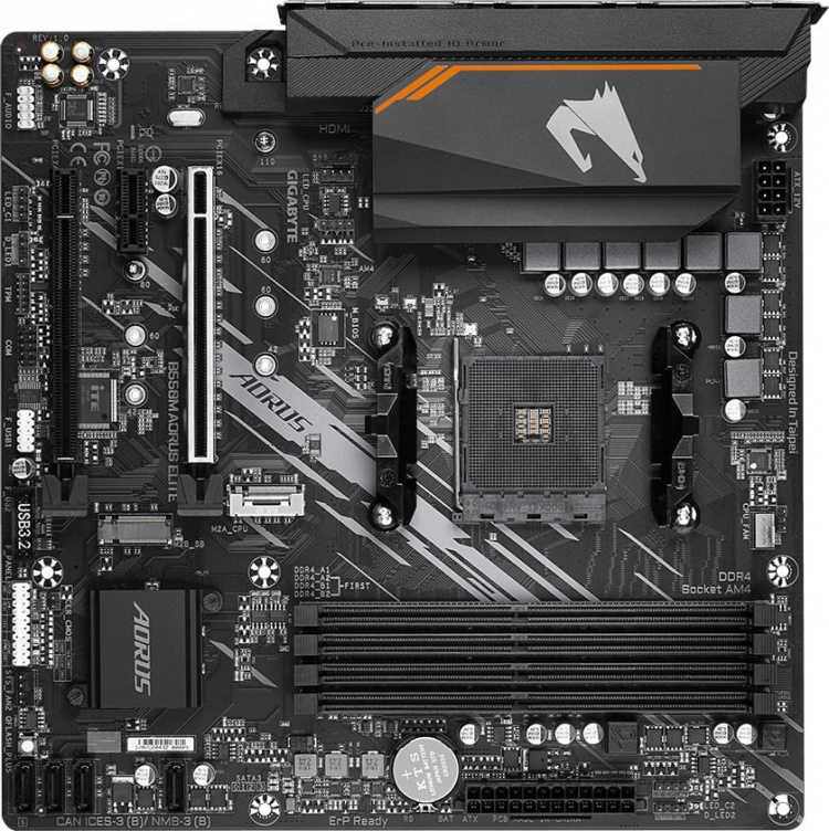 Gigabyte B550M AORUS ELITE AM4 mATX-moederbord