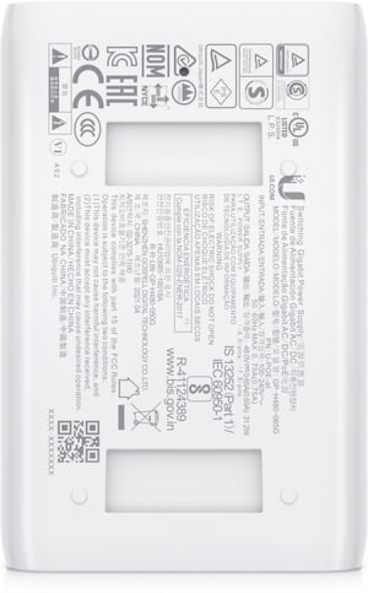 Ubiquiti U-POE-AT 802.3at - PoE-injector