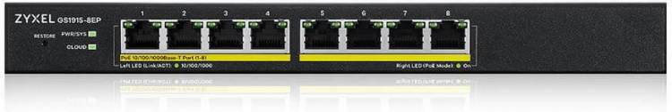 ZyXEL GS1915-8EP - 8-poorts switch De switches