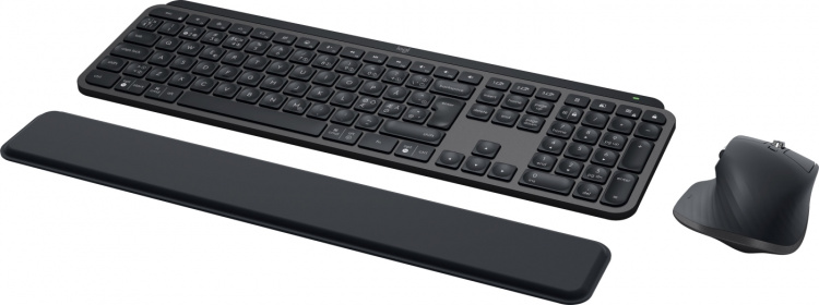 Logitech MX Keys S Combo-toetsenbord en muis met polssteun, grafietgrijs
