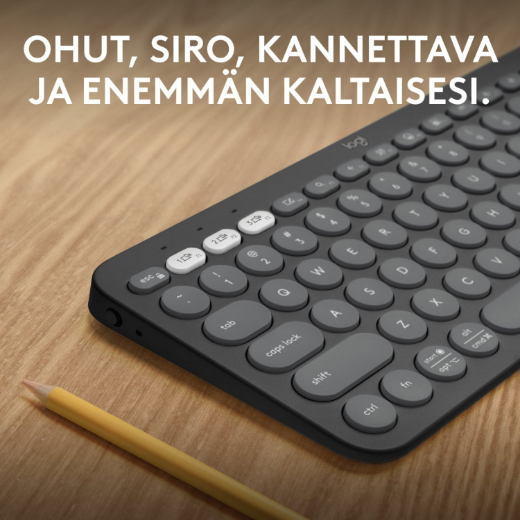 Logitech Pebble Keys 2 K380s-toetsenbord, grijs