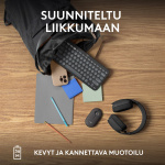 Logitech Pebble Keys 2 K380s-toetsenbord, grijs