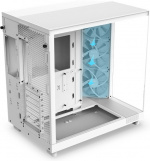 NZXT H6 Flow ATX-behuizing met panoramavenster, zwart Bij het ontwerp