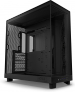 NZXT H6 Flow ATX-behuizing met panoramavenster, zwart Bij het ontwerp