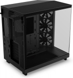 NZXT H6 Flow ATX-behuizing met panoramavenster, zwart Bij het ontwerp