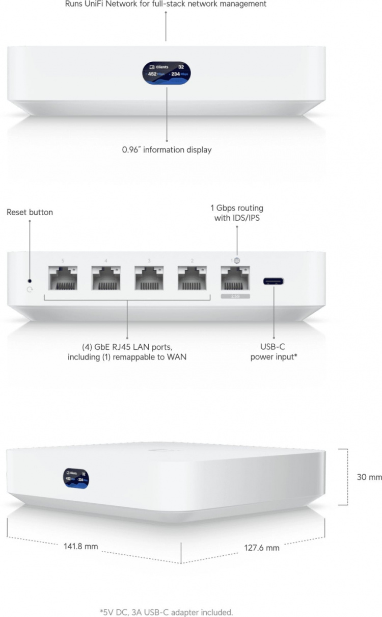Ubiquiti Ubiquiti Cloud Gateway Ultra -router De
