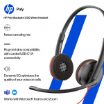 poly Blackwire 3320 stereoheadset, USB-C, Microsoft Teams-gecertificeerd (8X220AA)