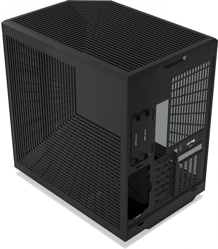 Hyte Y70 Black ATX-behuizing met panoramavenster, zwart