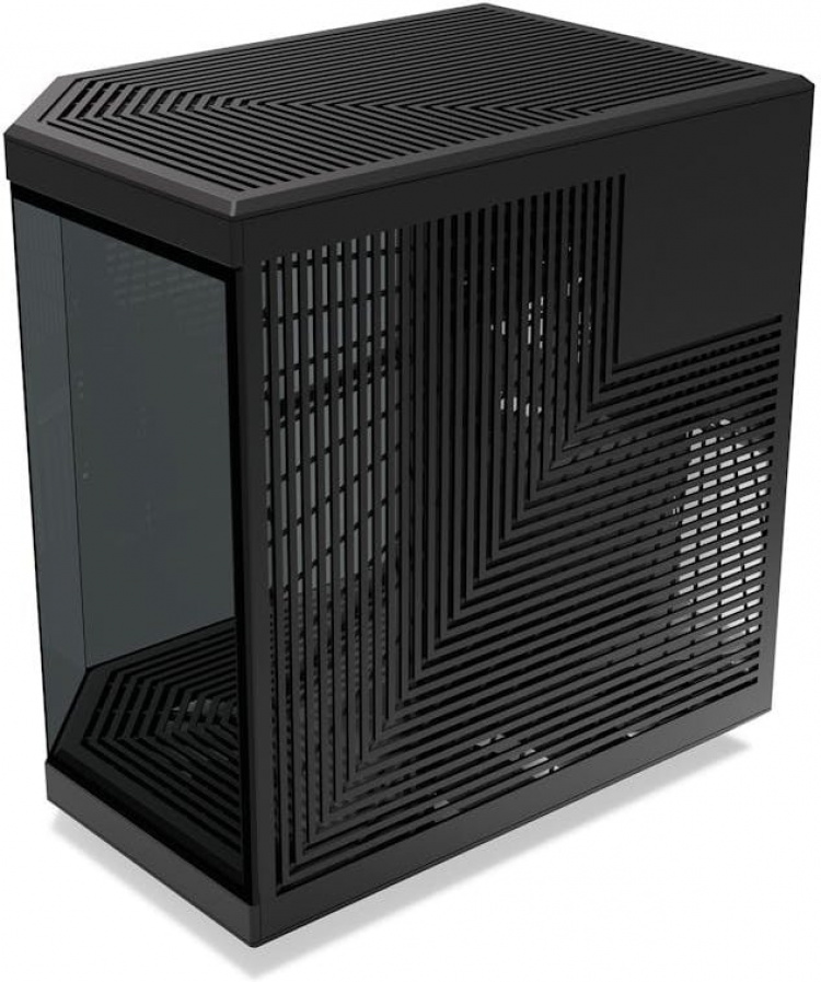 Hyte Y70 Black ATX-behuizing met panoramavenster, zwart