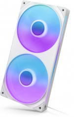 NZXT F240 RGB CORE-ventilator, 2 * 120 mm, wit Het