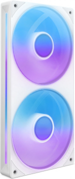 NZXT F240 RGB CORE-ventilator, 2 * 120 mm, wit Het