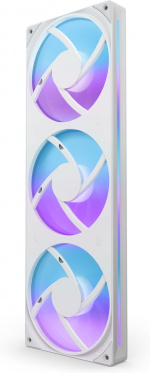 NZXT F360 RGB CORE-ventilator, 3 * 120 mm, wit Het