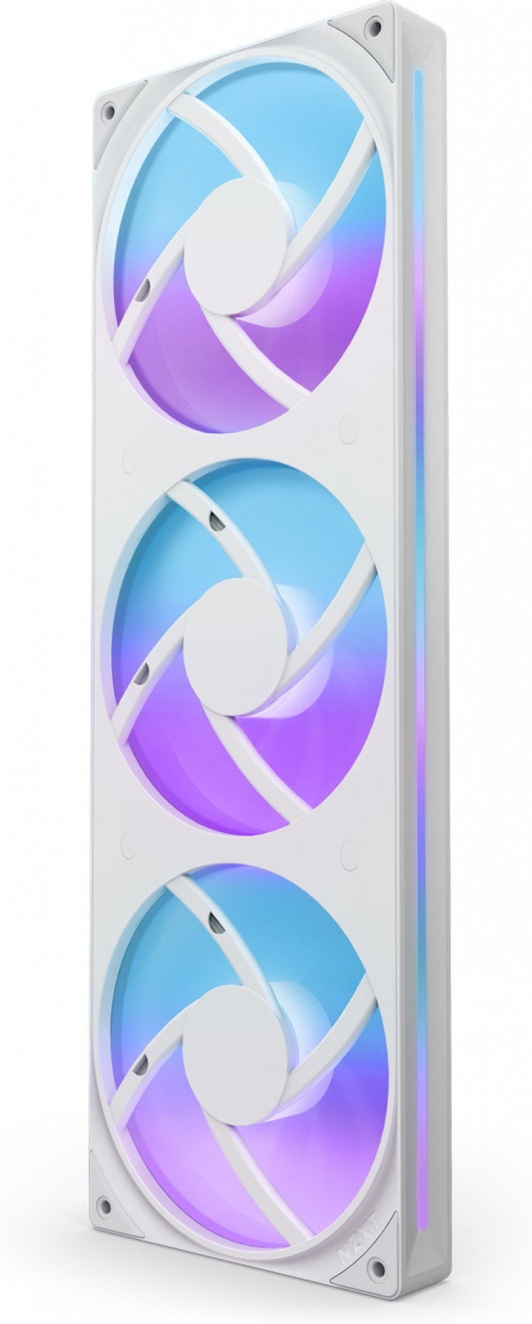 NZXT F360 RGB CORE-ventilator, 3 * 120 mm, wit Het