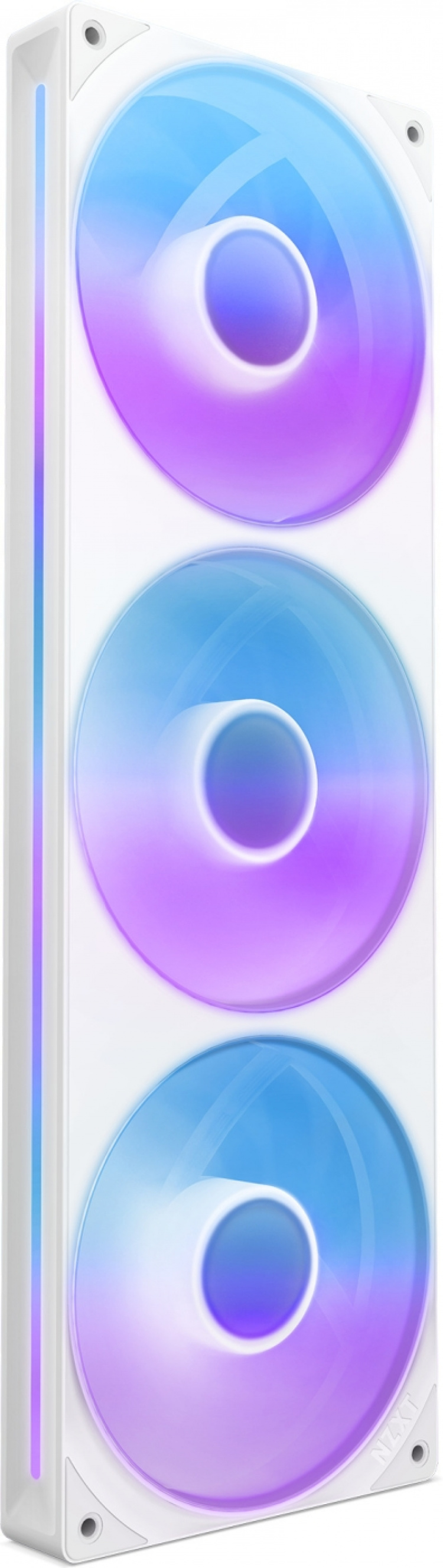 NZXT F360 RGB CORE-ventilator, 3 * 120 mm, wit Het