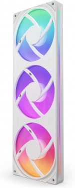 NZXT F360 RGB CORE-ventilator, 3 * 120 mm, wit Het