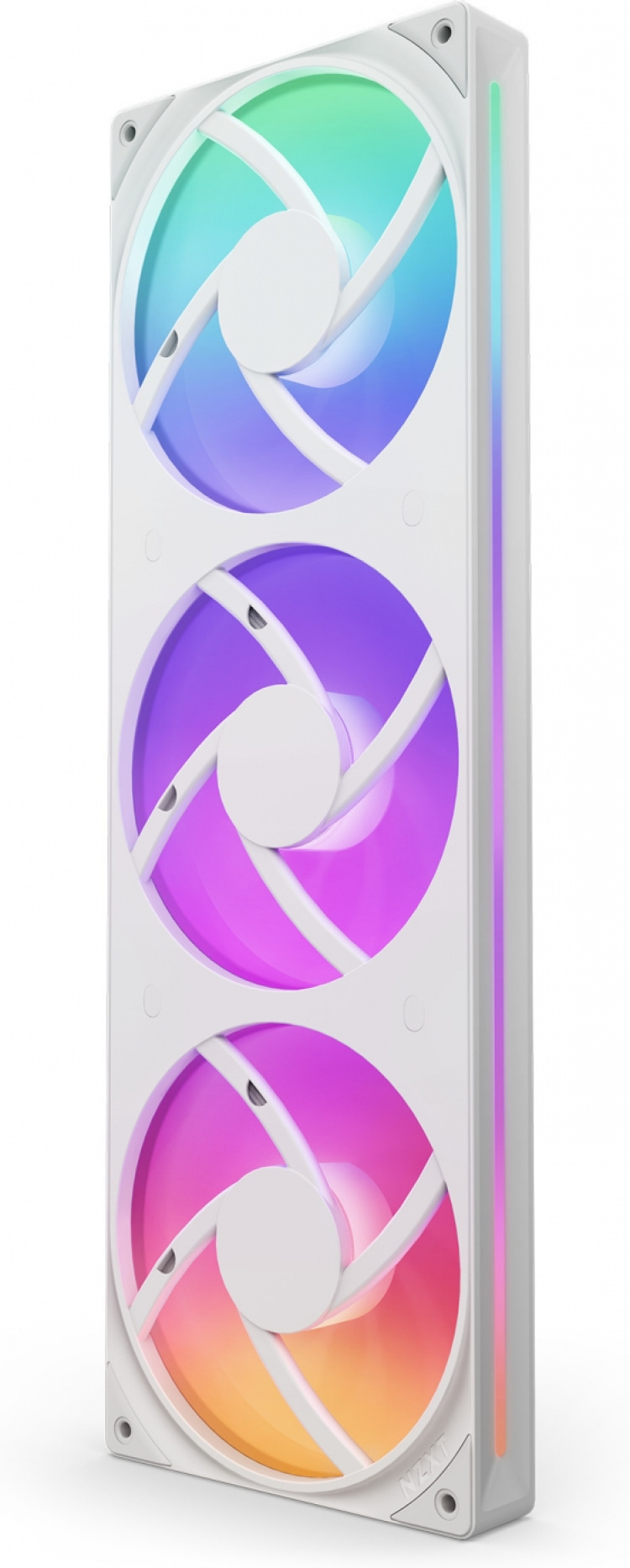 NZXT F360 RGB CORE-ventilator, 3 * 120 mm, wit Het