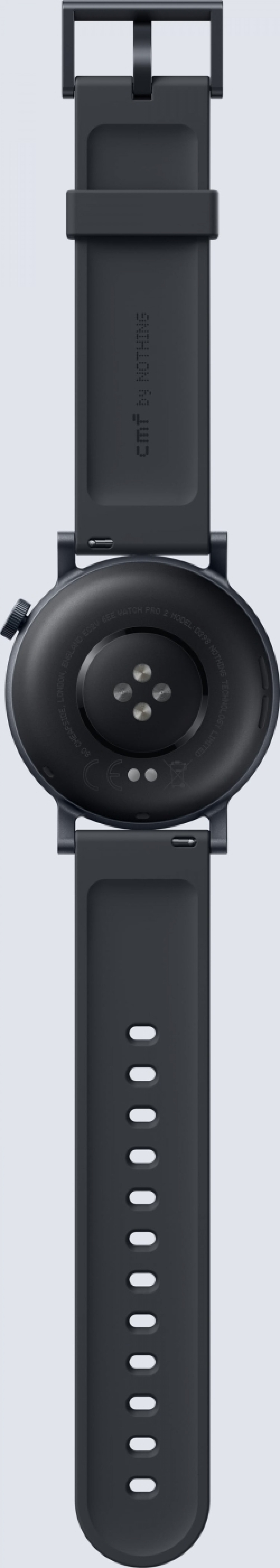 Nothing CMF by Nothing Watch Pro 2 smartwatch, donkergrijze siliconen band De Watch