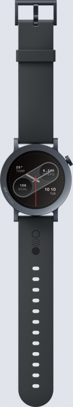 Nothing CMF by Nothing Watch Pro 2 smartwatch, donkergrijze siliconen band De Watch