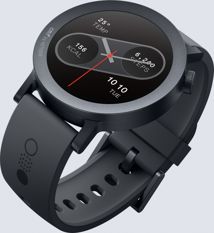 Nothing CMF by Nothing Watch Pro 2 smartwatch, donkergrijze siliconen band De Watch