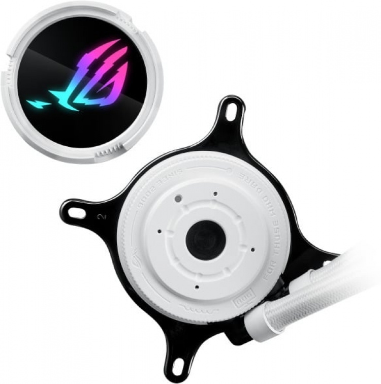 ASUS ROG STRIX LC III 240 ARGB White Edition - vloeistofkoelsysteem, wit