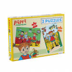 ASTRID LINDGREN Pussel Pippi 2 Pussel 12 Bitar + 24 Bitar