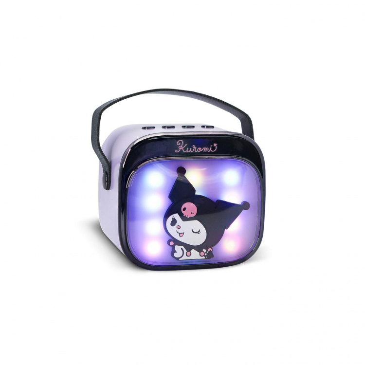 KUROMI Karaokehögtalare Popsing Mikrofon LED